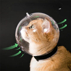 Transparent Cat Grooming Mask For Bathing & Nail Care