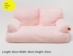 Winter Cat and Dog Bed with Washable Design